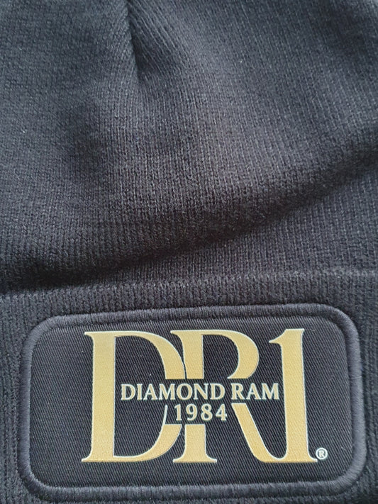 DR1® Beanie Winter Muts - Black & Gold