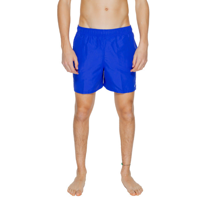 Nike Swim - Stijlvolle Blauwe Zwembroek voor Strand & Zwembad