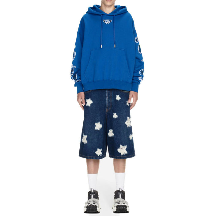 Offwhite - Sweatshirt Lichtblauw Bandana Exclusief