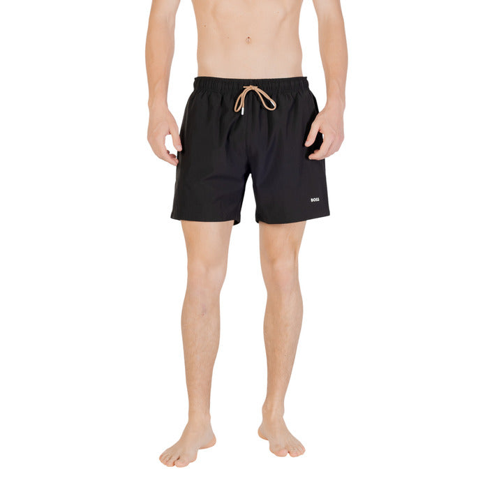 BOSS Swimwear - Designer Zwembroek met Oranje Details