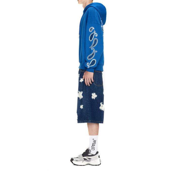 Offwhite - Sweatshirt Lichtblauw Bandana Exclusief