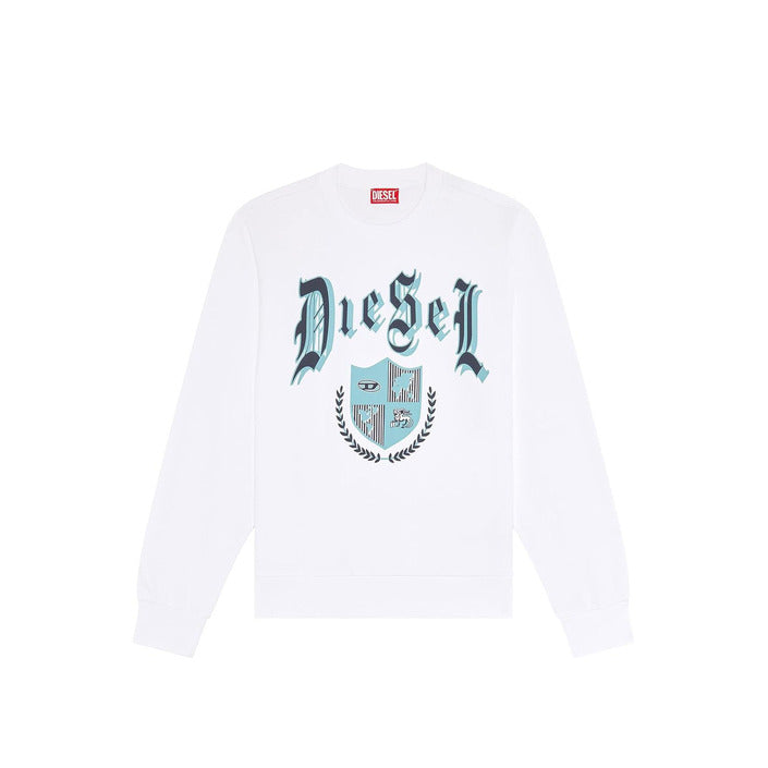Diesel - Sweatshirt Heren Wit met Blauw logo
