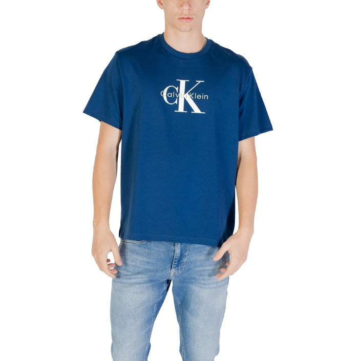 Calvin Klein Jeans - T-shirt Heren met logo Blauw, Rood, Wit