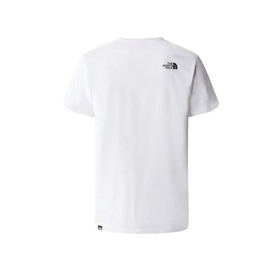 The North Face - T-shirt Heren Wit met Zwart logo
