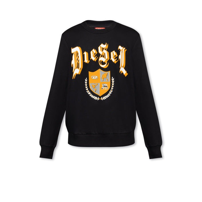 Diesel - Sweatshirt Heren Zwart met Oranje logo