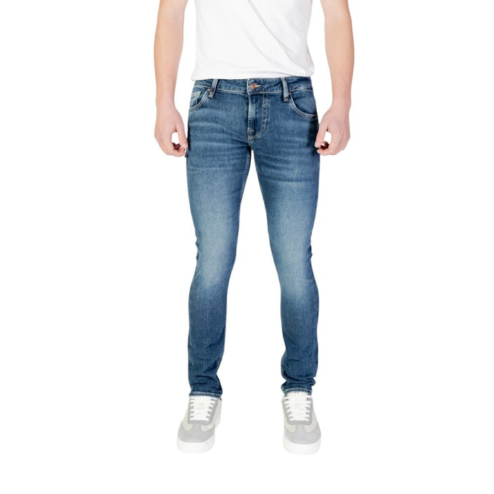 Guess - Slim Fit Jeans met Gesleten look Heren