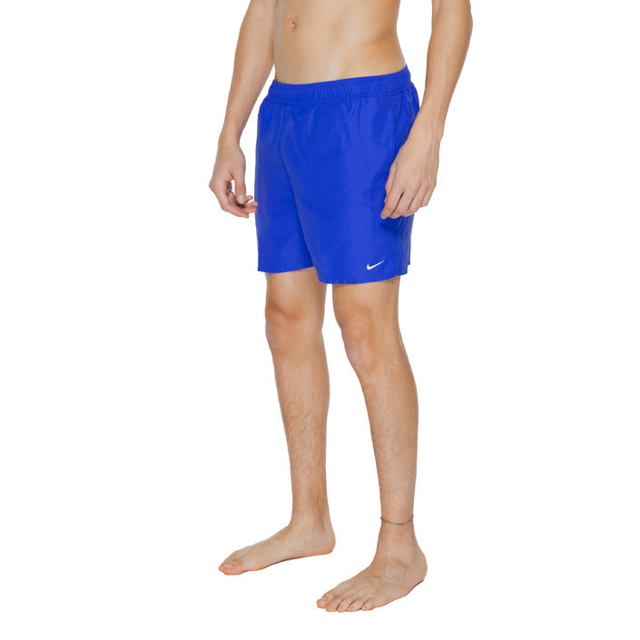 Nike Swim - Stijlvolle Blauwe Zwembroek voor Strand & Zwembad