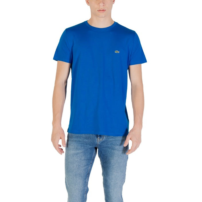 Lacoste - T-shirt Heren Rood & Blauw met logo