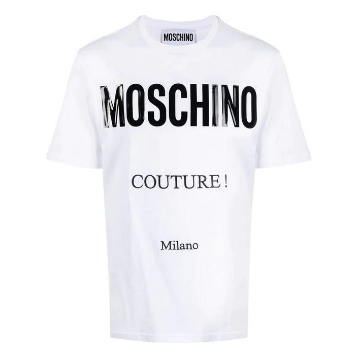 Moschino Couture! - Exclusief High-end T-shirt Wit Unisex