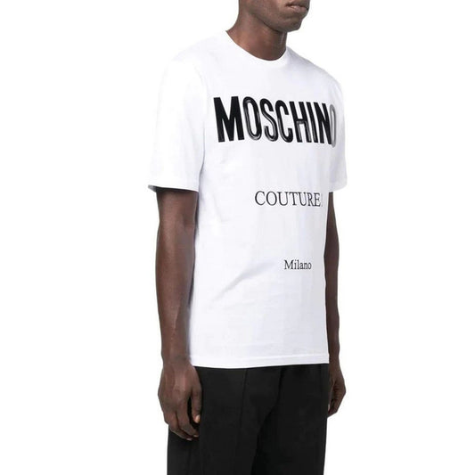 Moschino Couture! - Exclusief High-end T-shirt Wit Unisex