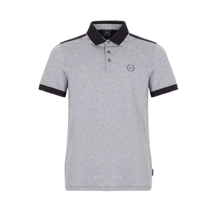 Armani Exchange - Poloshirt Heren Grijs-Zwart
