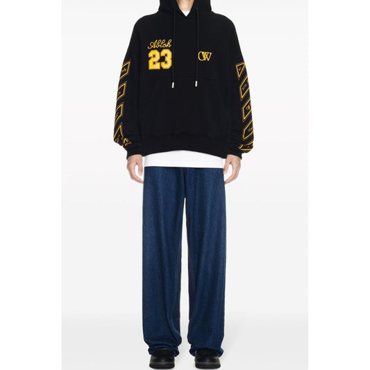 Off-white - Zwarte Hoodie Heren