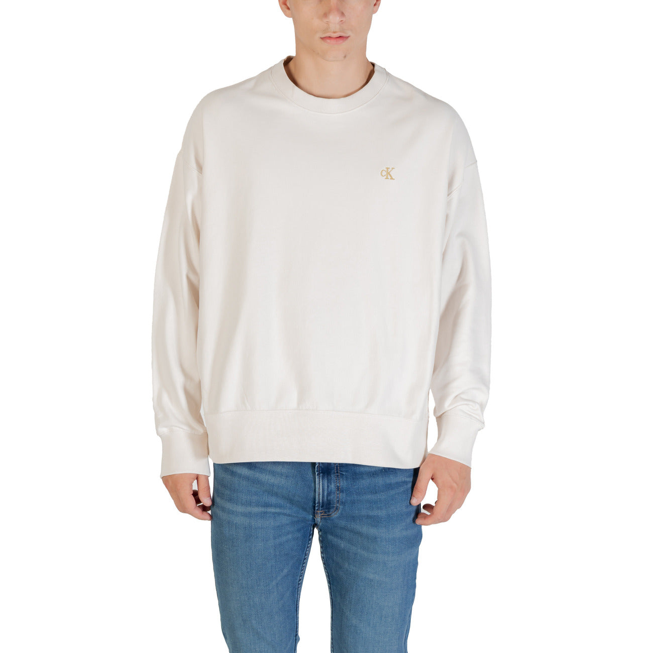 Calvin Klein Jeans - NEW! Sweatshirt Heren in Wit & Zwart
