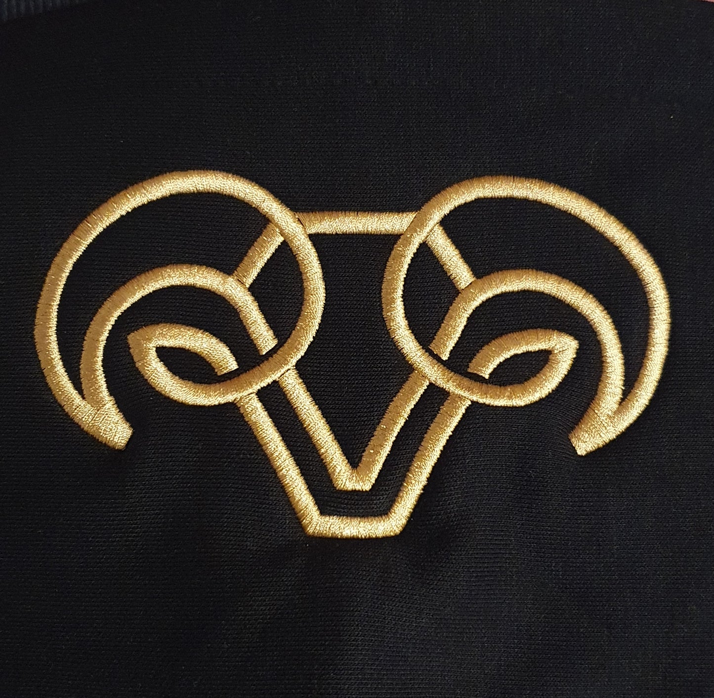 DR1® - Oversized Hoodie Black & Gold