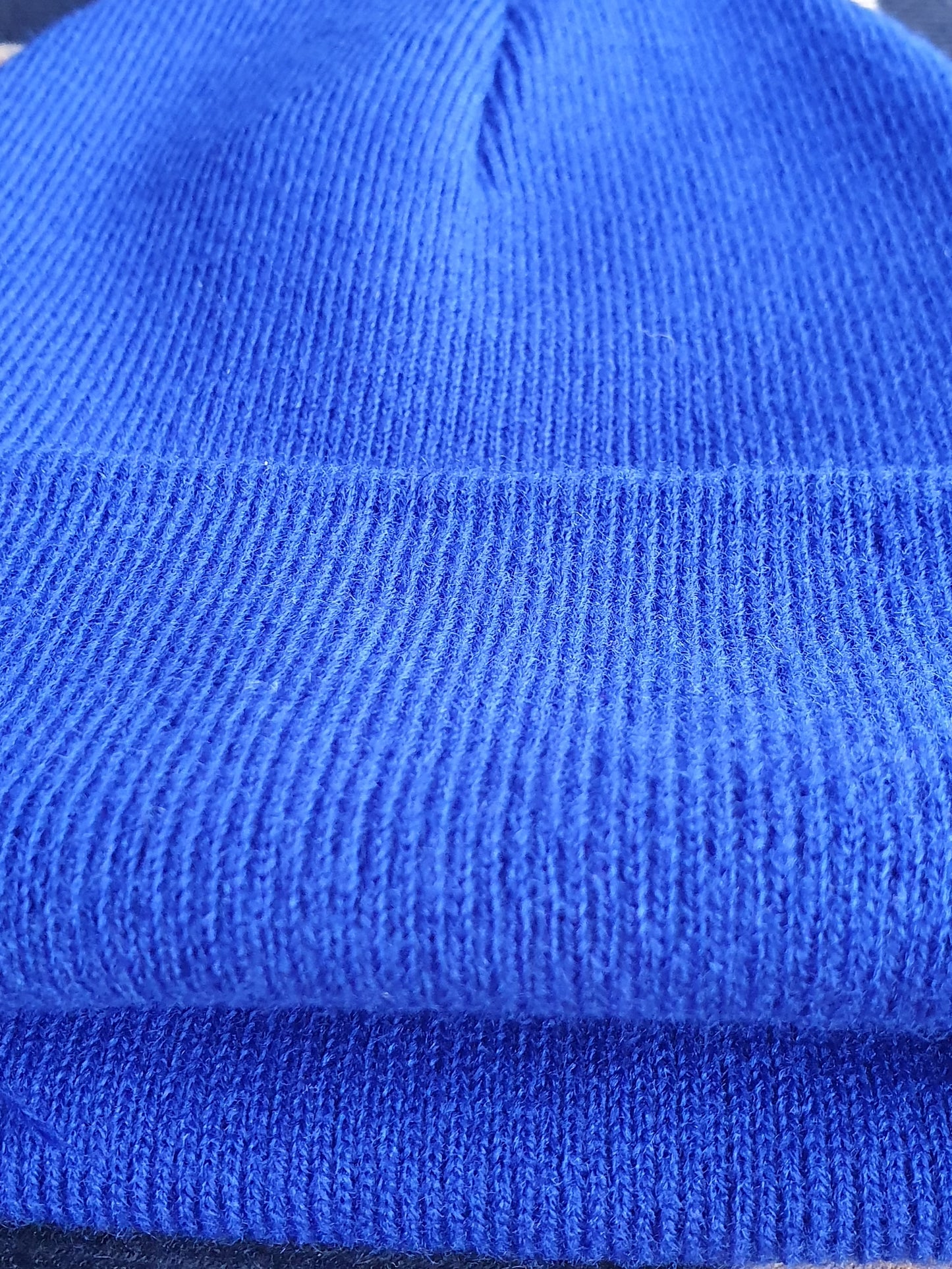 DR1® Beanie Winter Muts - Royal Blue & White