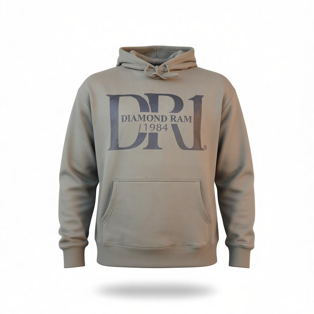 DR1® - Oversized Hoodie Eucalyptus & Antraciet