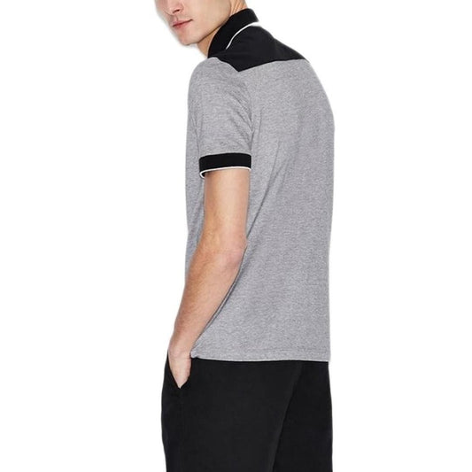 Armani Exchange - Poloshirt Heren Grijs-Zwart