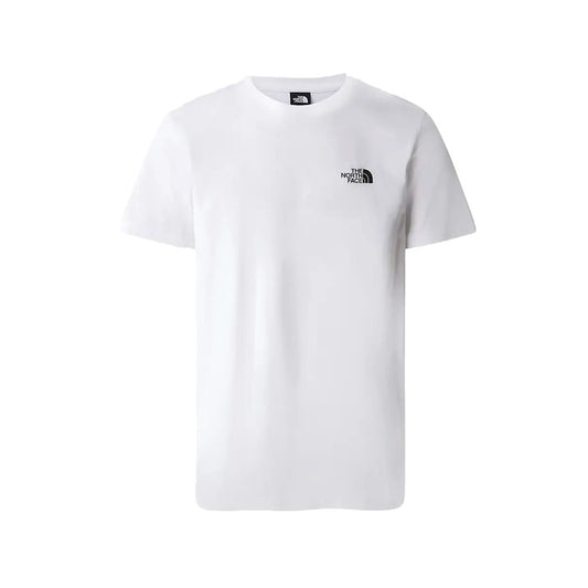 The North Face - T-shirt Heren Wit met Zwart logo
