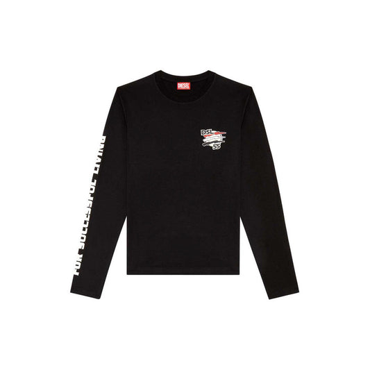 Diesel - Sweatshirt Heren Zwart met Rug logo