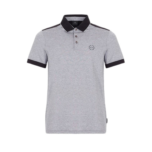 Armani Exchange - Poloshirt Heren Grijs-Zwart